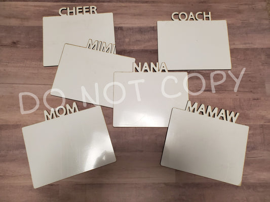 Laser cut sublimation blanks