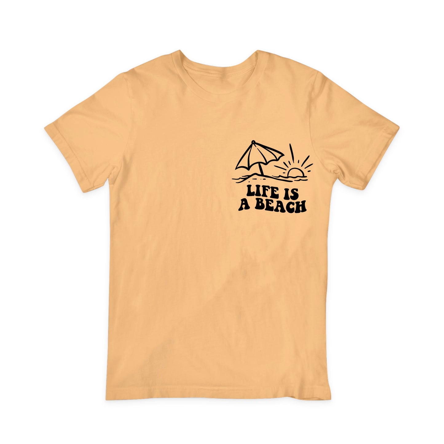 Life Is A Beach DTF Transfer Design