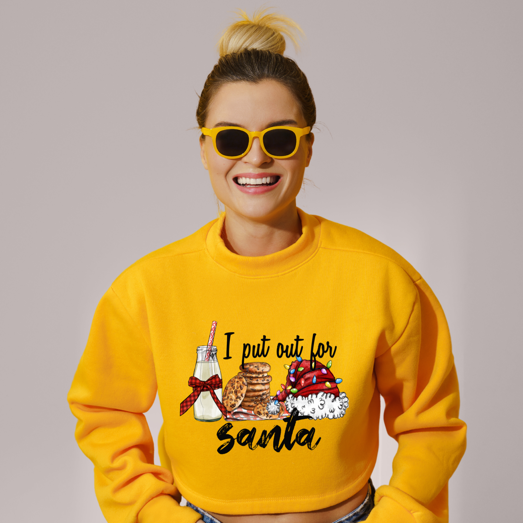 I put out for santa outlet sweater