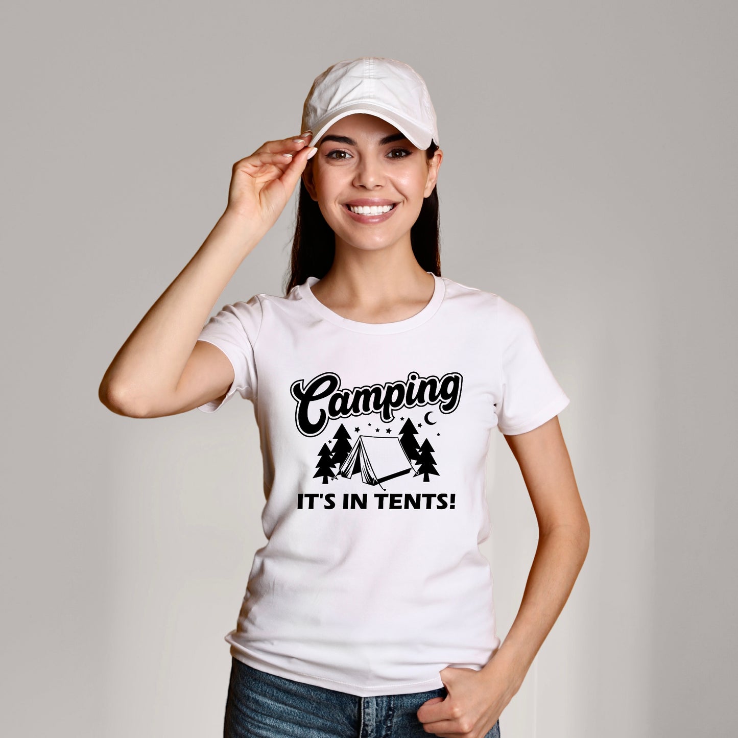 Camping It's In Tents DTF Transfer Design