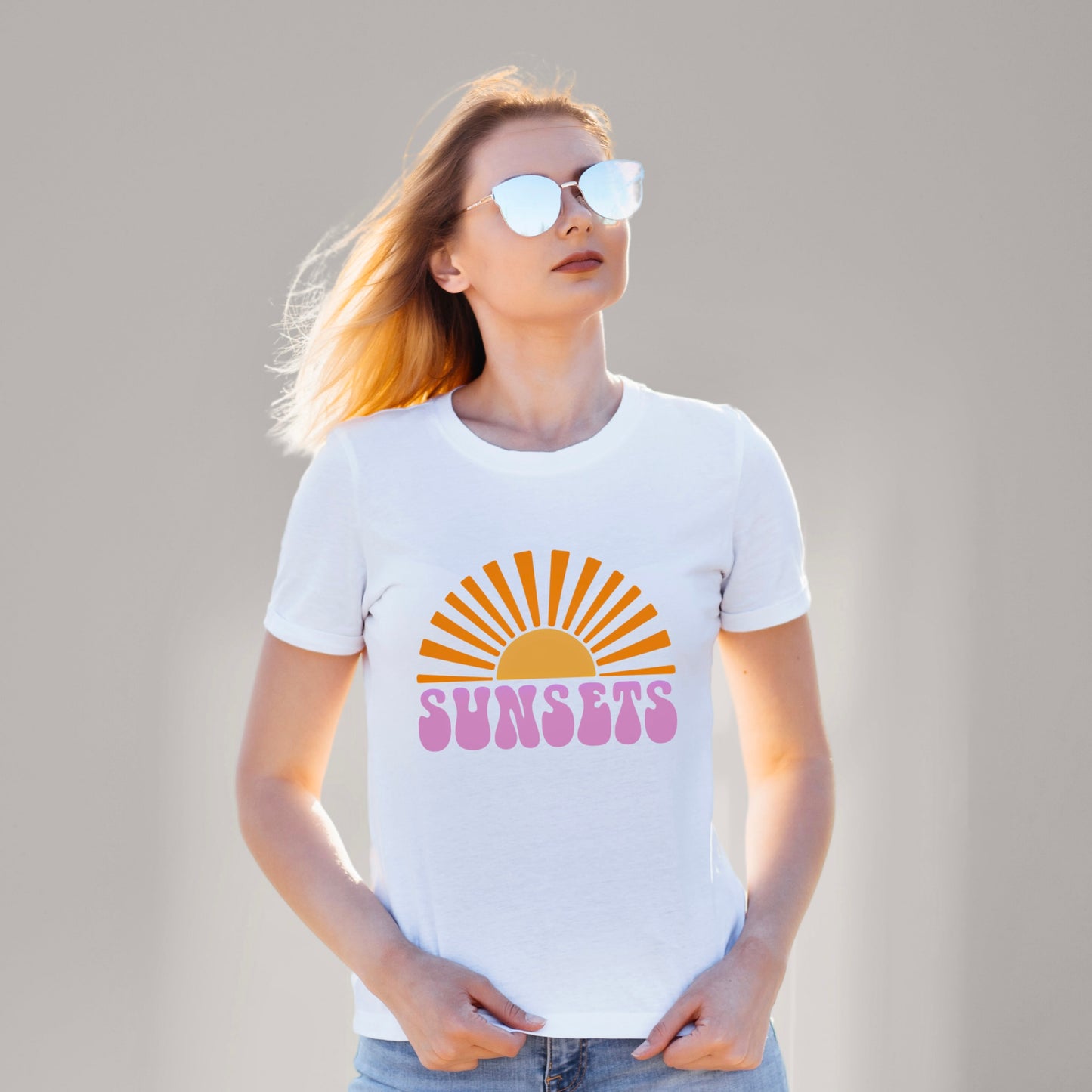 Forever Chasing Sunsets DTF Transfer Design