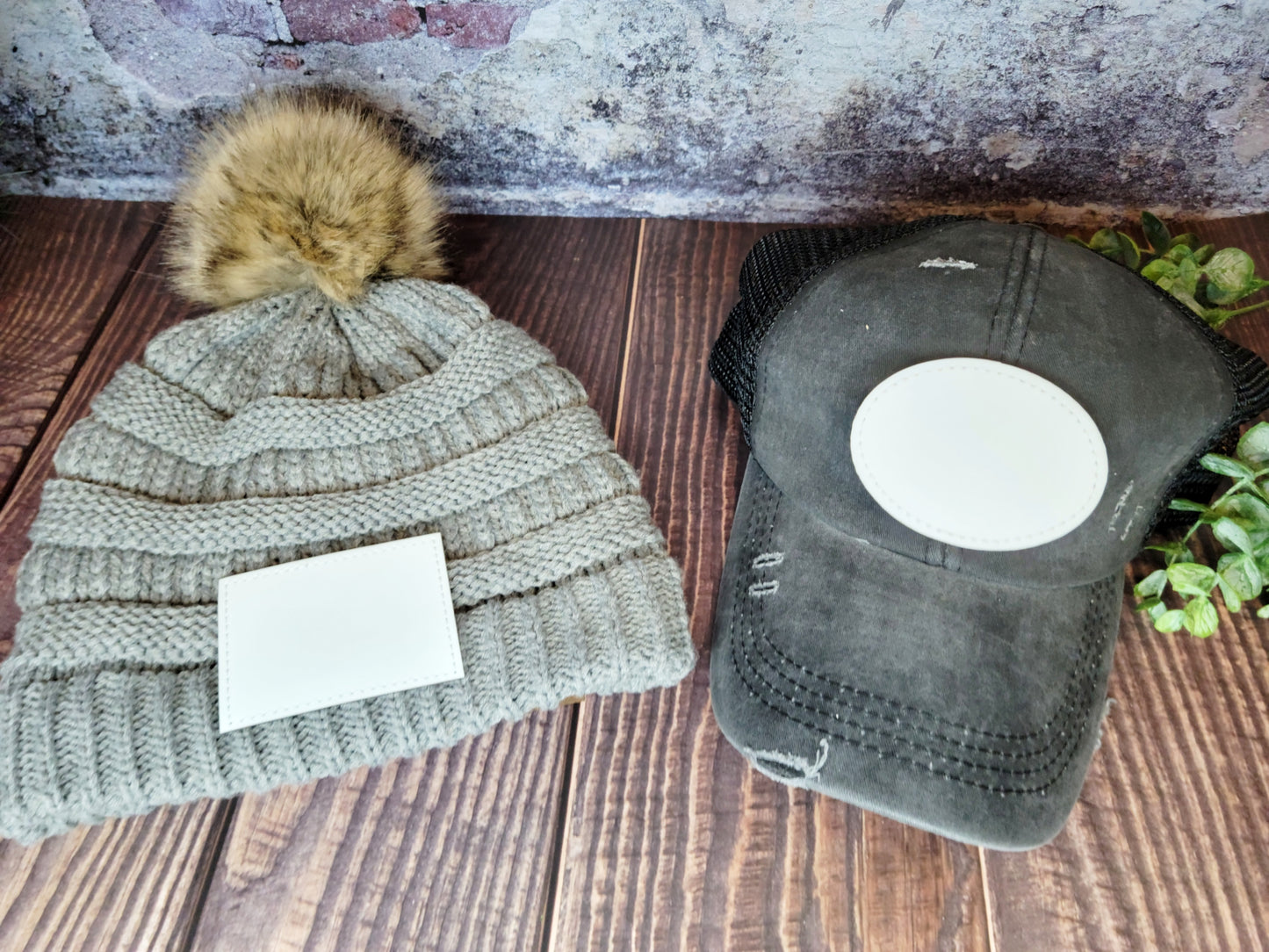 Sublimation Leather Patches - Sublimation Blank Leather Hat Patches - Multiple Shapes & Sizes (RTS)
