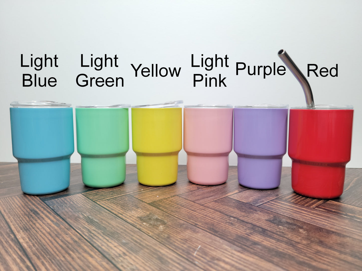 Sublimation or Laser Engraving Mini "Shot Glass" Tumbler with lid and straw RTS