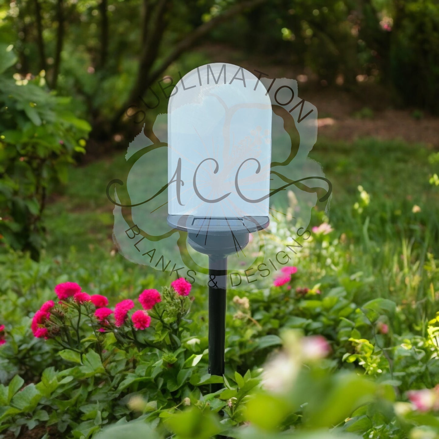 Solar Garden Stake Blank with 5mm slot for sublimation or laser engraving