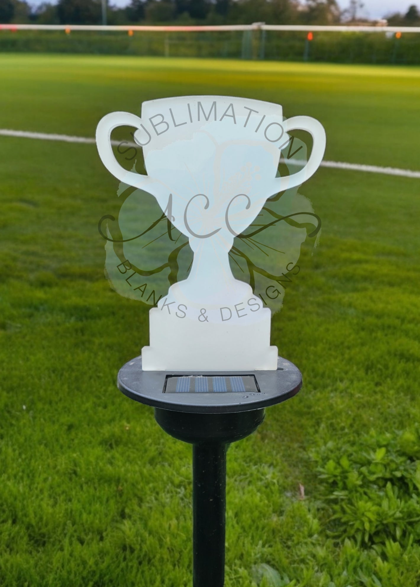 Solar Garden Stake Blank with 5mm slot for sublimation or laser engraving