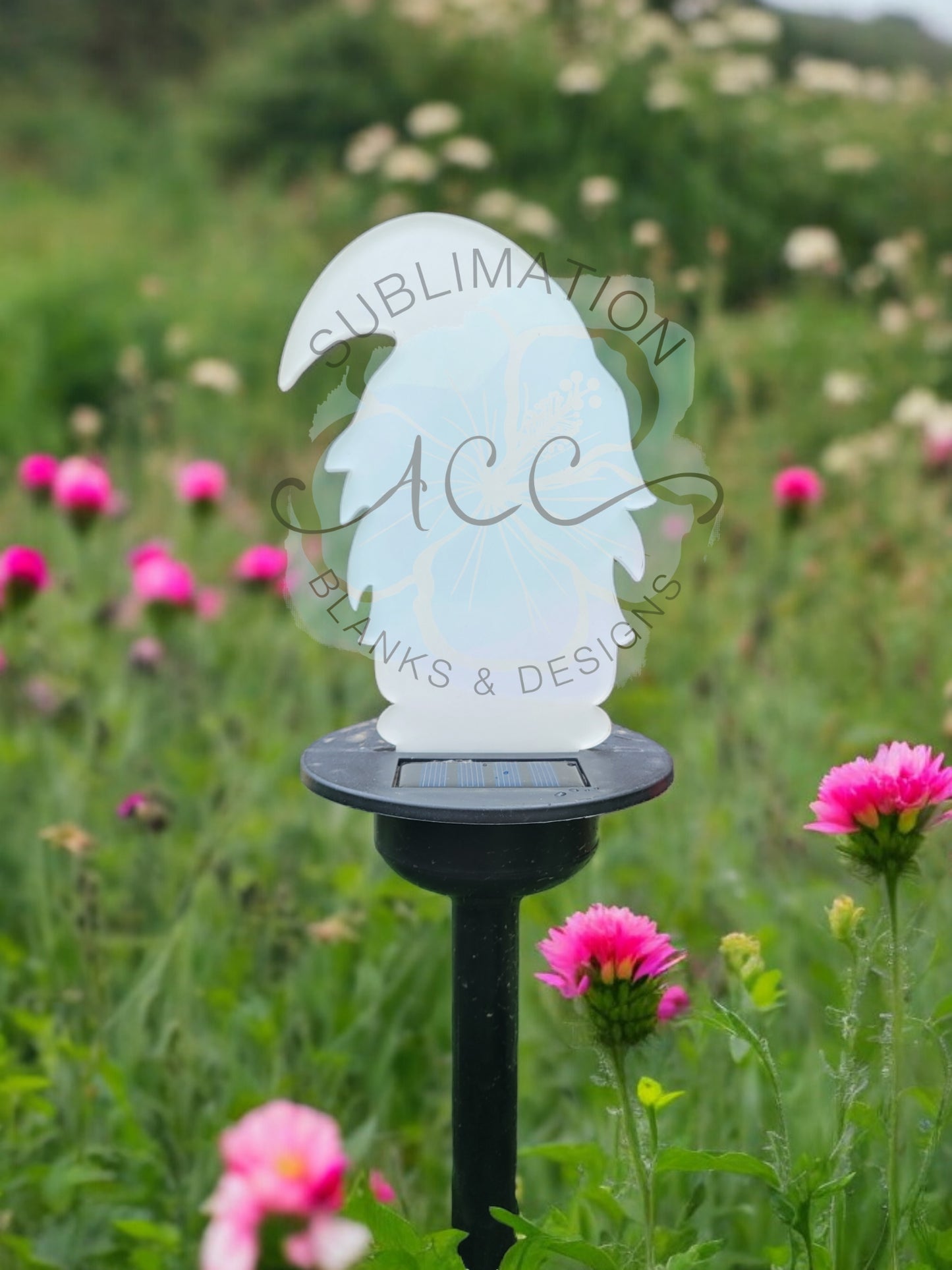 Solar Garden Stake Blank with 5mm slot for sublimation or laser engraving