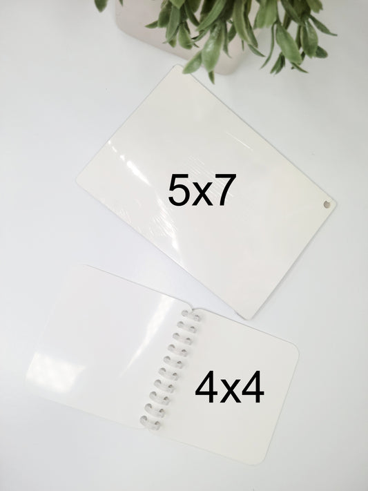 Sublimation baby book, gloss white, double-sided pages, sublimation baby books RTS