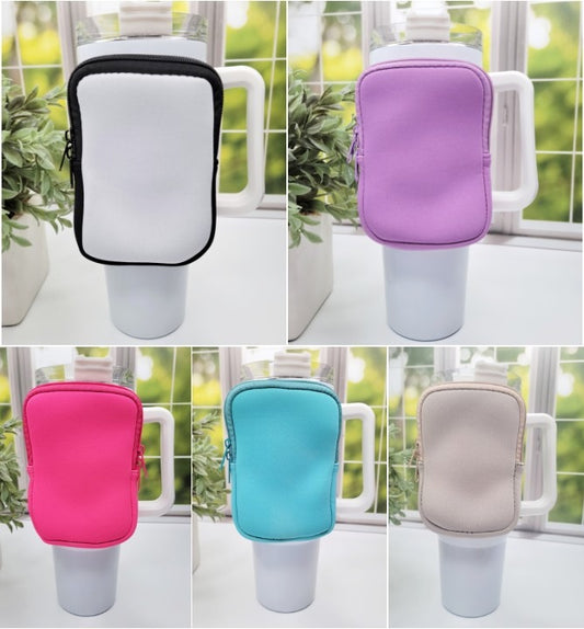 Sublimation Blank Tumbler pouches, Tumbler Bags, Bag for tumblers, Tumbler pouch, 40oz tumbler pouch, neoprene pouch/bag