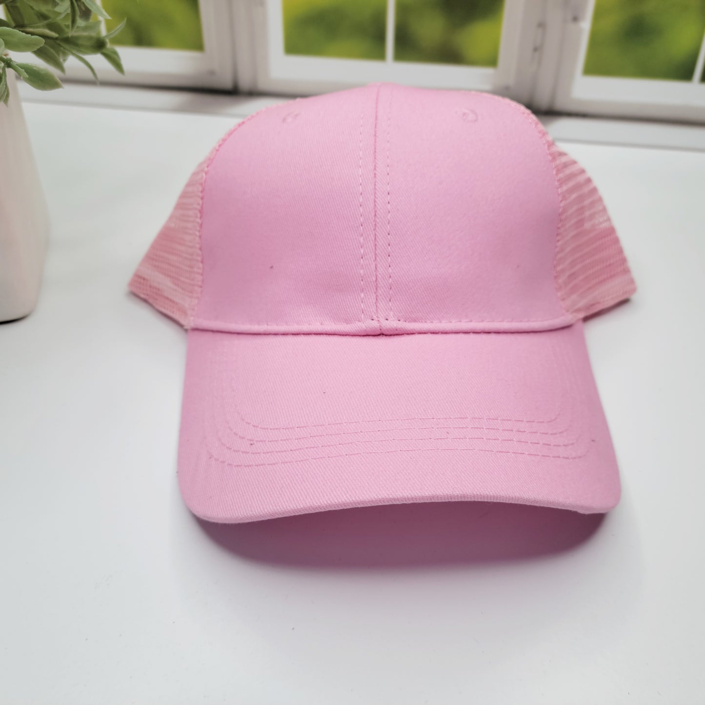 Ponytail Vintage HATS, distressed vintage mesh trucker hats