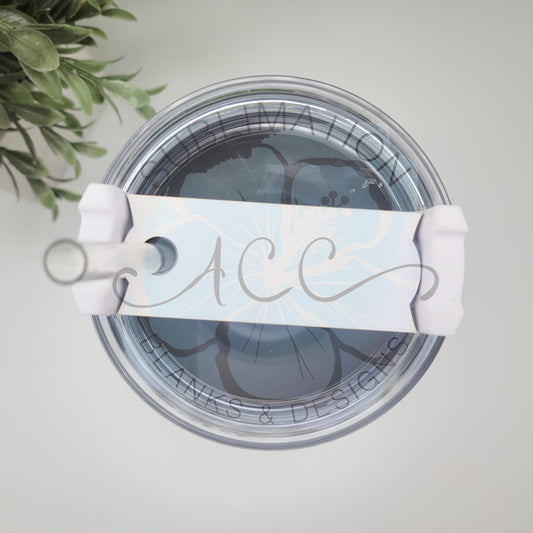 Set of 5 or 10 Lid topper hardboard blanks, 40oz tumbler lid topper name plate sublimation hardboard blank, SINGLE sided name plate tag sublimation blank