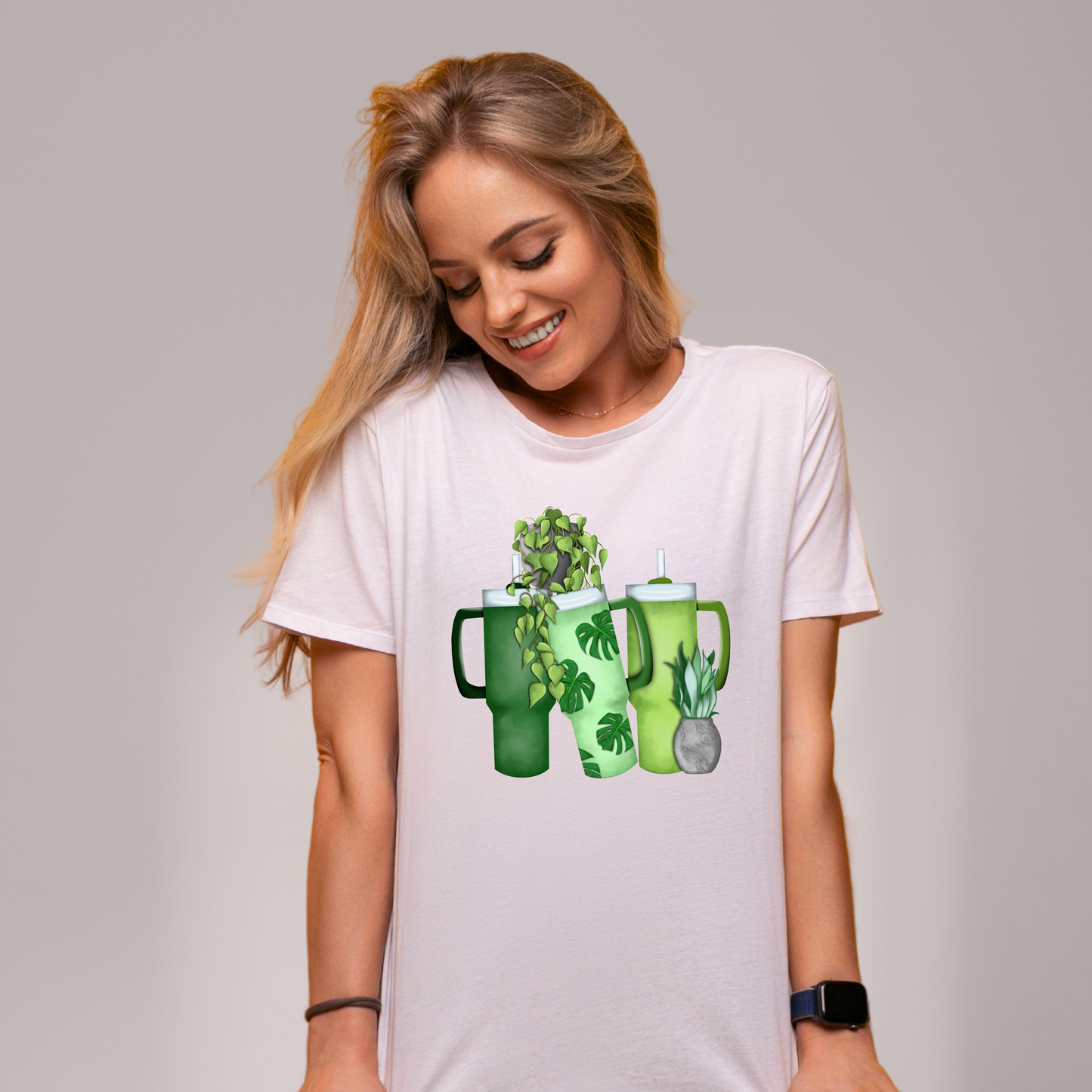 Plant Lover Tumblers DTF Transfer Design