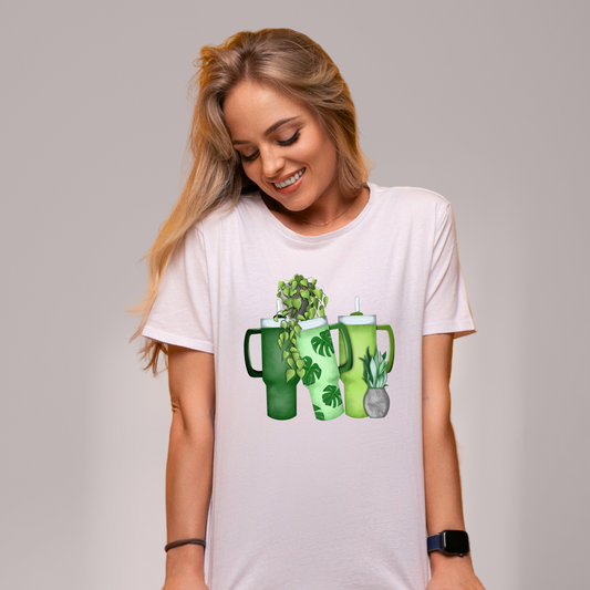 Plant Lover Tumblers DTF Transfer Design