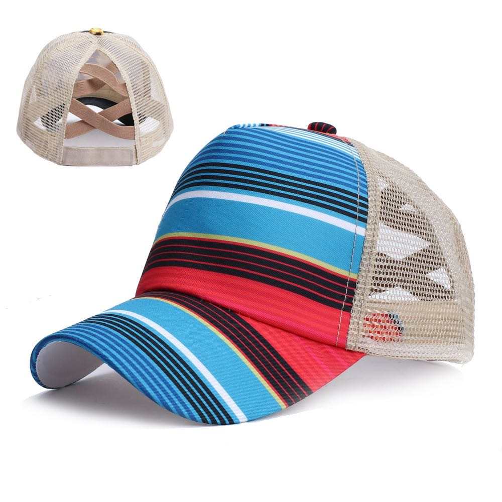 RTS Criss Cross Ponytail Vintage HATS, distressed vintage mesh trucker hats