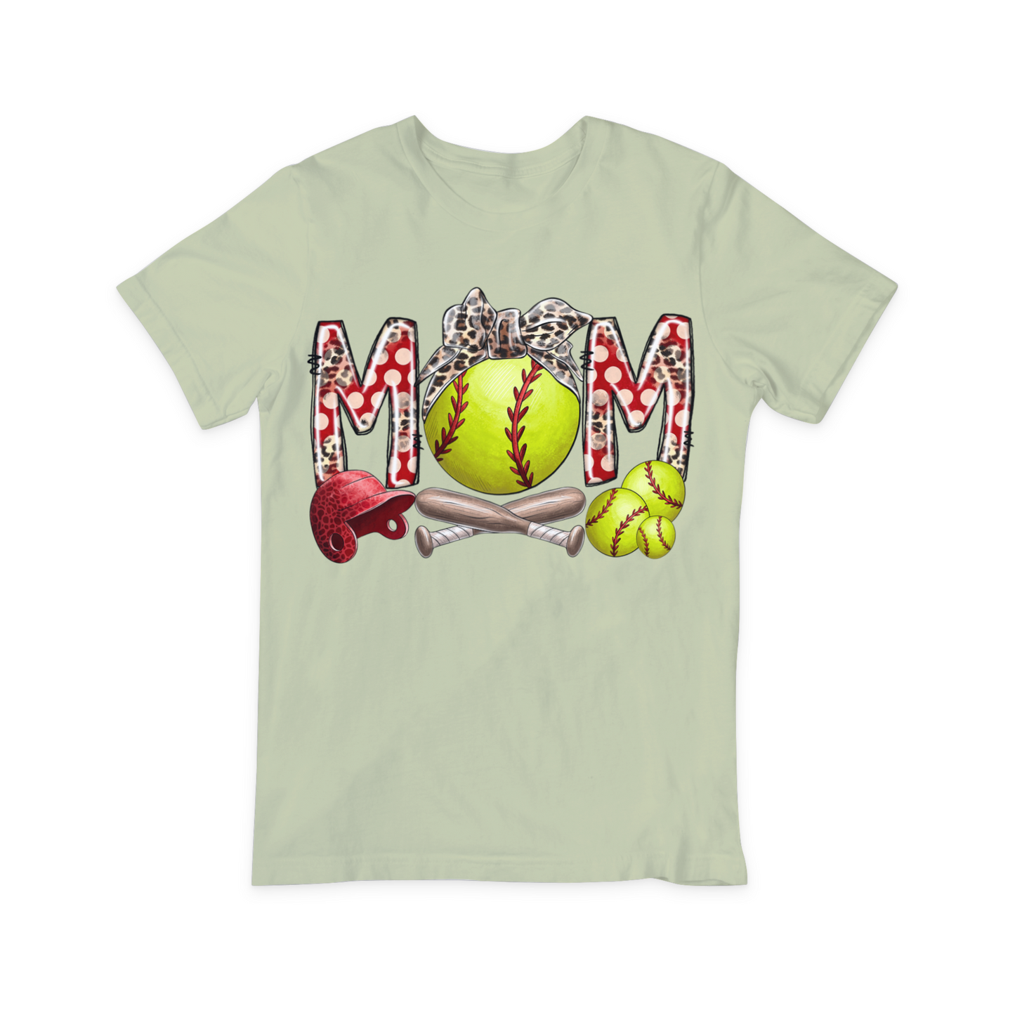 MOM Softball DTF Transfer Design