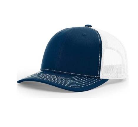6-Panel Adjustable Snapback Mesh Trucker Hats - Perfect for Sublimation, Leather, and Custom Patches