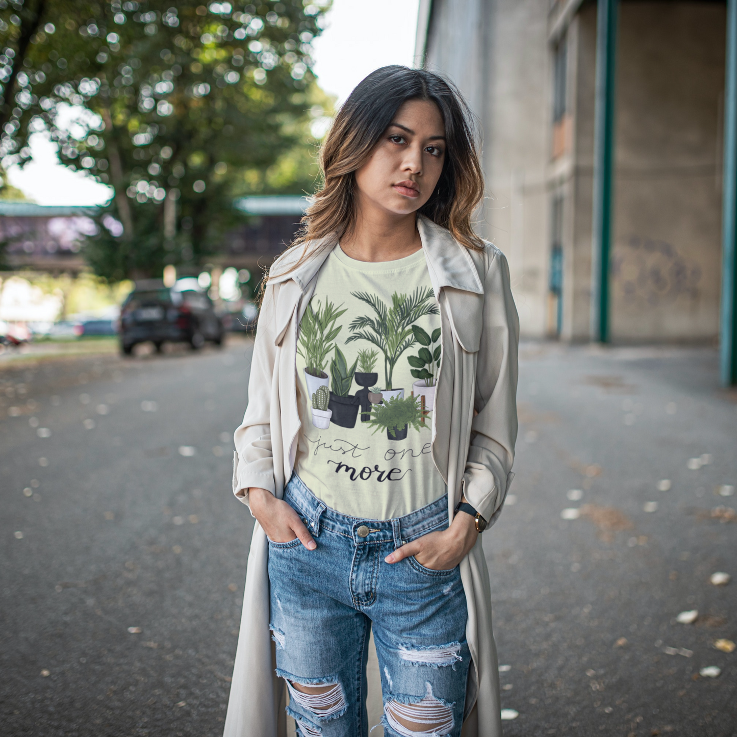 Just One More" Plant Lover T-Shirt DTF Transfer Design | Cold Peel 11" Heat Transfer