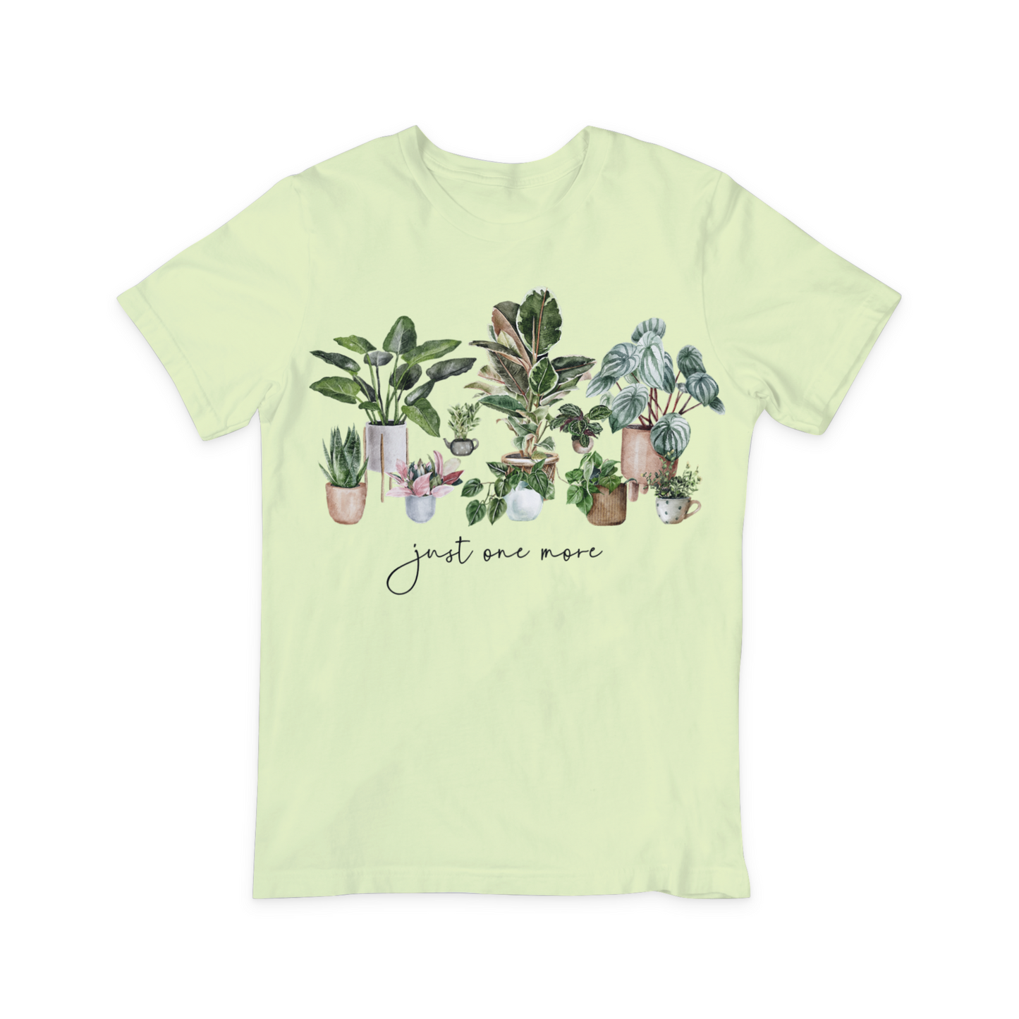 Plant Lover "Just One More" DTF Transfer Design