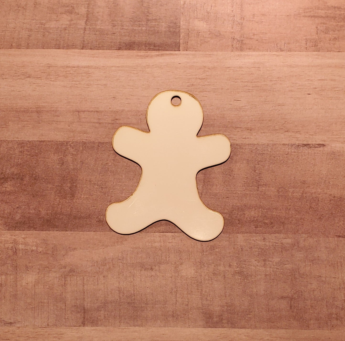 Set of 5 or 10 gingerbread ornament hardboard blanks, sublimation hardboard blank, SINGLE or DOUBLE-sided ornament sublimation blank