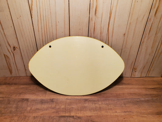 Football hardboard blanks, Football sublimation hardboard blank, Camper sublimation blank, Football door hanger sublimation blank