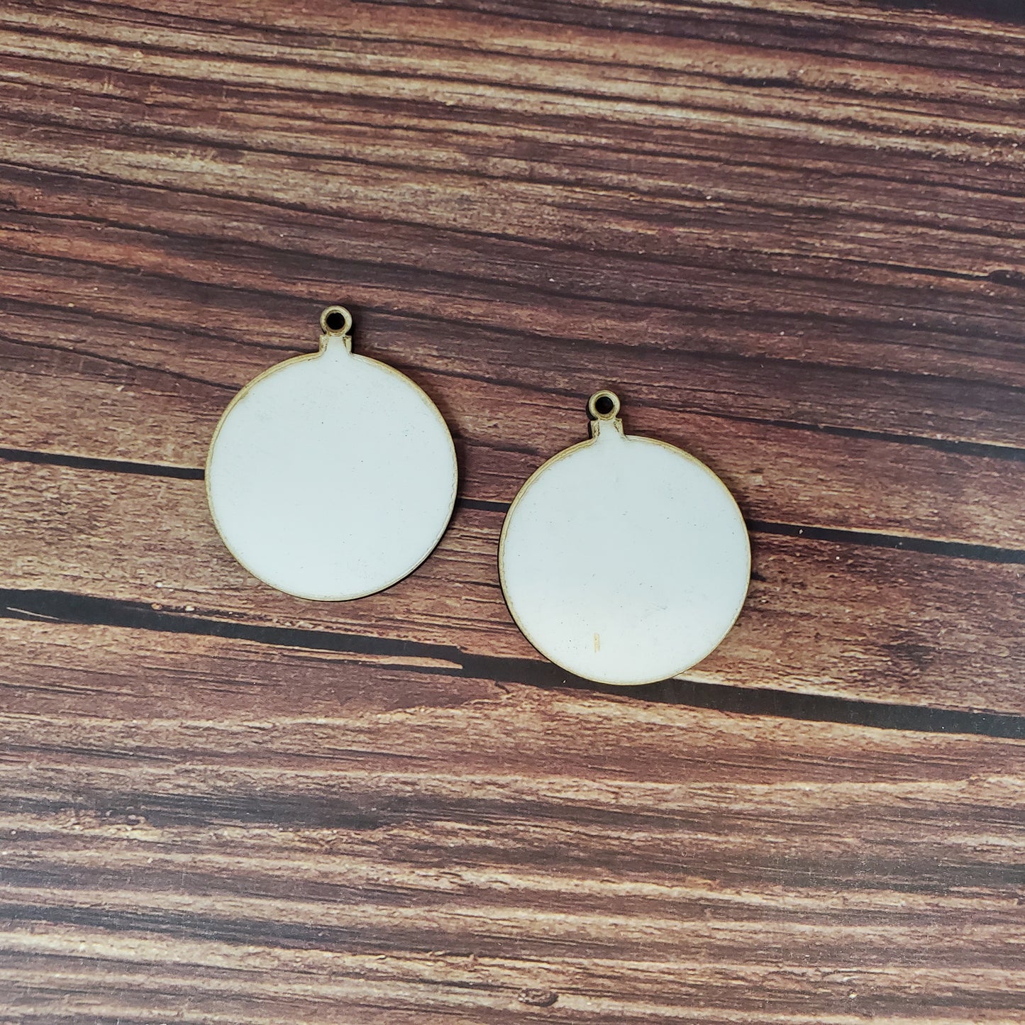 Sublimation hardboard blanks, ornament earring sublimation blanks, SINGLE or DOUBLE-sided dangle earring shape blanks