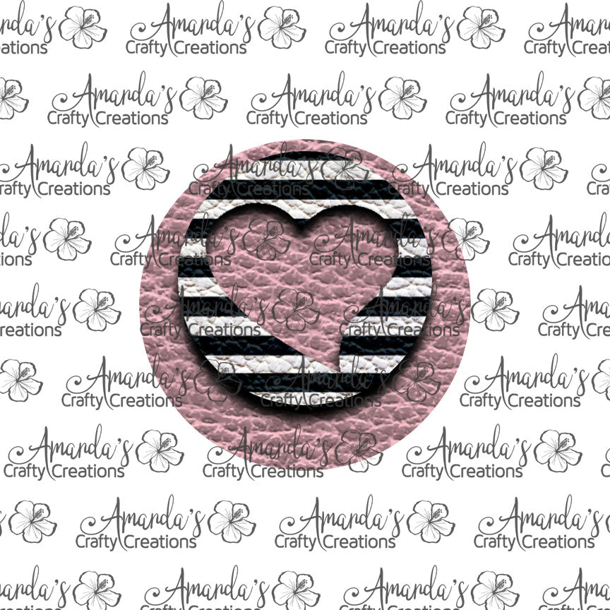 Black Stripe Pink Heart Cut Out Circle Earring Sublimation Design, Hand drawn Circle Sublimation earring design, digital download, JPG, PNG