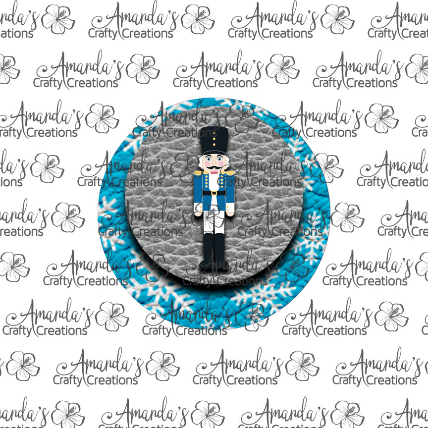 Blue Nutcracker Circle Earring Sublimation Design, Hand drawn Circle Sublimation earring design, digital download, JPG, PNG