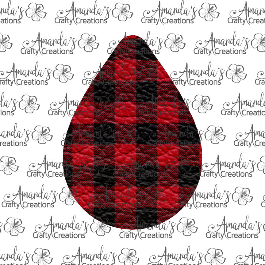 Buffalo Plaid Teardrop Earring Sublimation Design, Hand drawn Teardrop Sublimation earring design, digital download, JPG, PNG