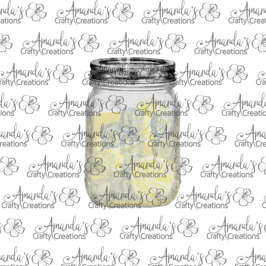 Lemonade Mason Jar Earring Sublimation Design, Hand drawn Mason Jar Sublimation earring design, digital download, JPG, PNG