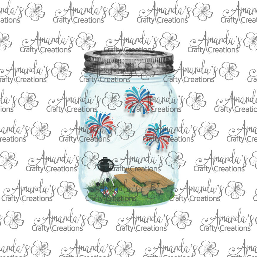 Picnic Fireworks Mason Jar Earring Sublimation Design, Hand drawn Mason Jar Sublimation earring design, digital download, JPG, PNG