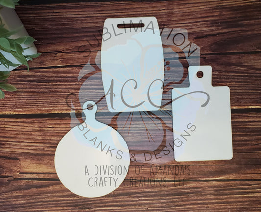 MINI Sublimation CUTTING BOARD, cutting board cutout, mini cutting board shapes