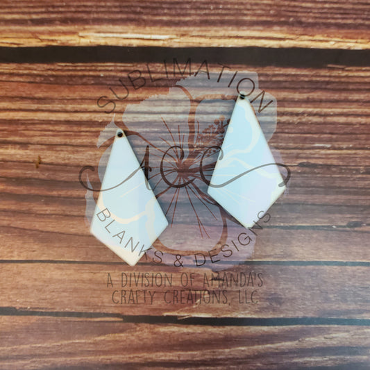 Sublimation hardboard blanks, drop diamond earring sublimation blanks, drop diamond earring blanks for sublimation