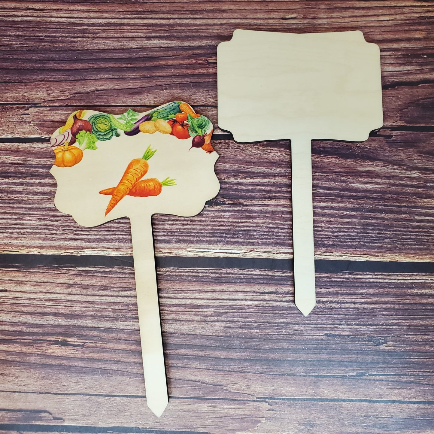 Wood GARDEN STAKES, wood garden stakes for sublimation, sublimation blank