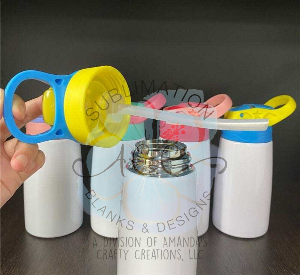 KID/Youth STRAIGHT Sublimation ready tumbler RTS