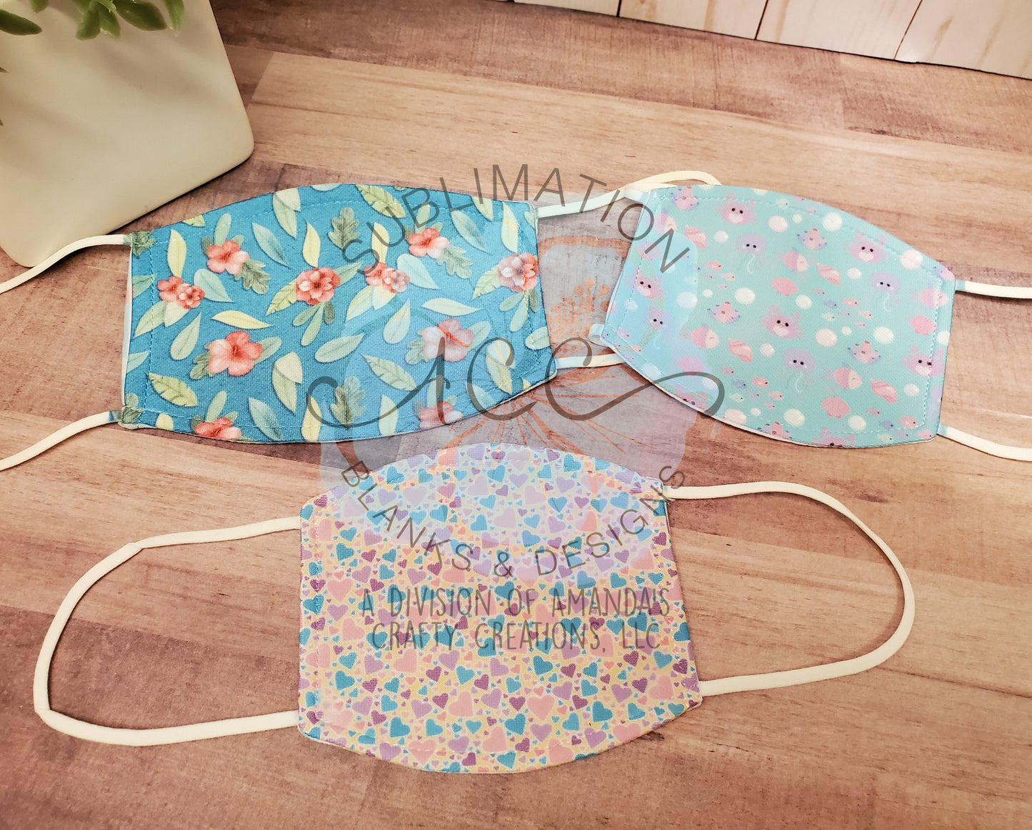 Sublimation 2 layer sublimation masks RTS