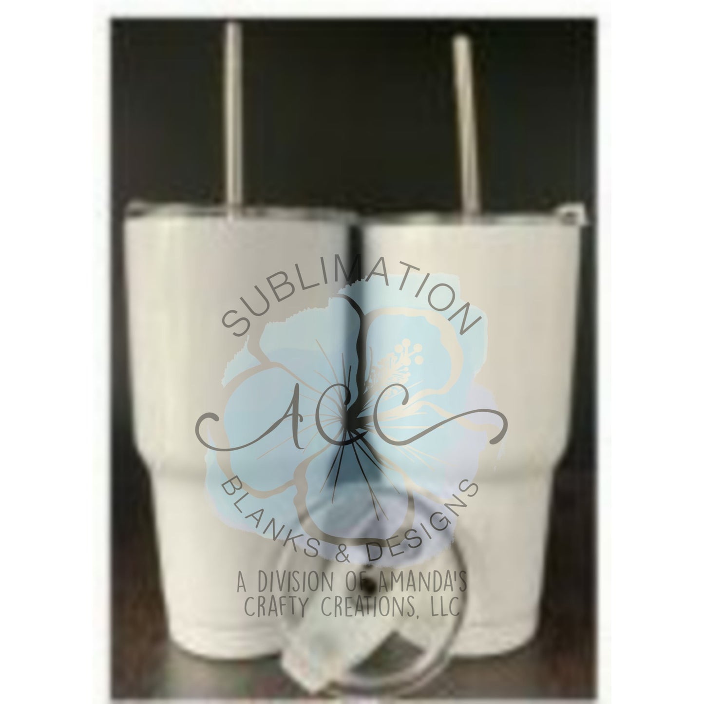 30 oz Sublimation-Ready Modern Style Tumbler – Ready to Ship (RTS)