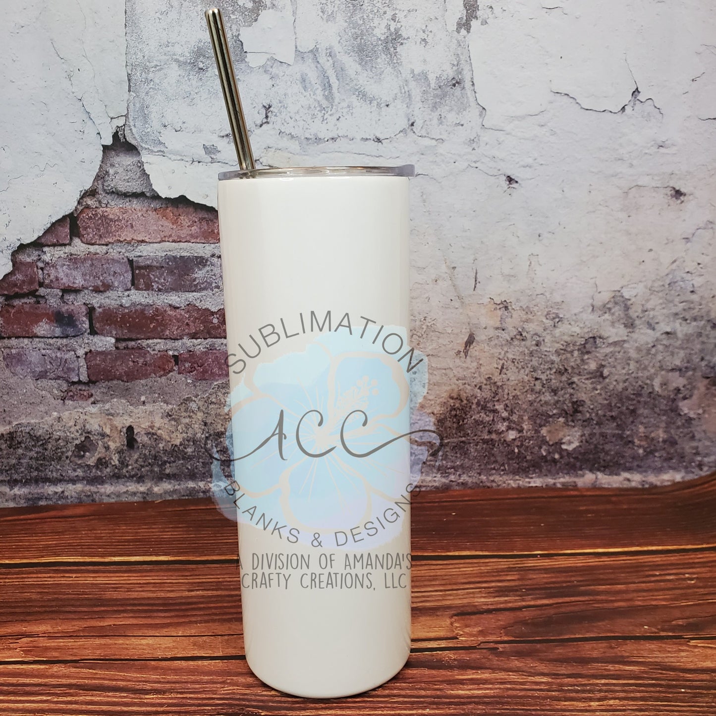 20 oz Straight Sublimation-Ready Skinny Tumbler - Ready to Ship (RTS)