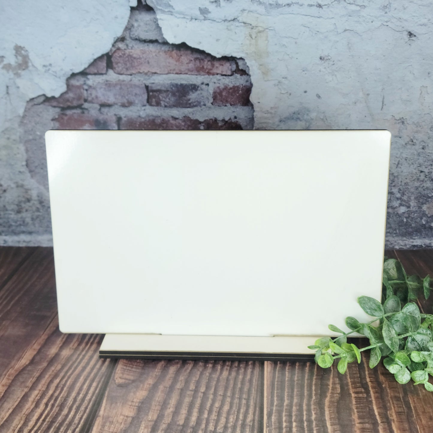3-Piece Sublimation Hardboard Photo Frame Stand Blanks | Single-Sided Shape Blanks