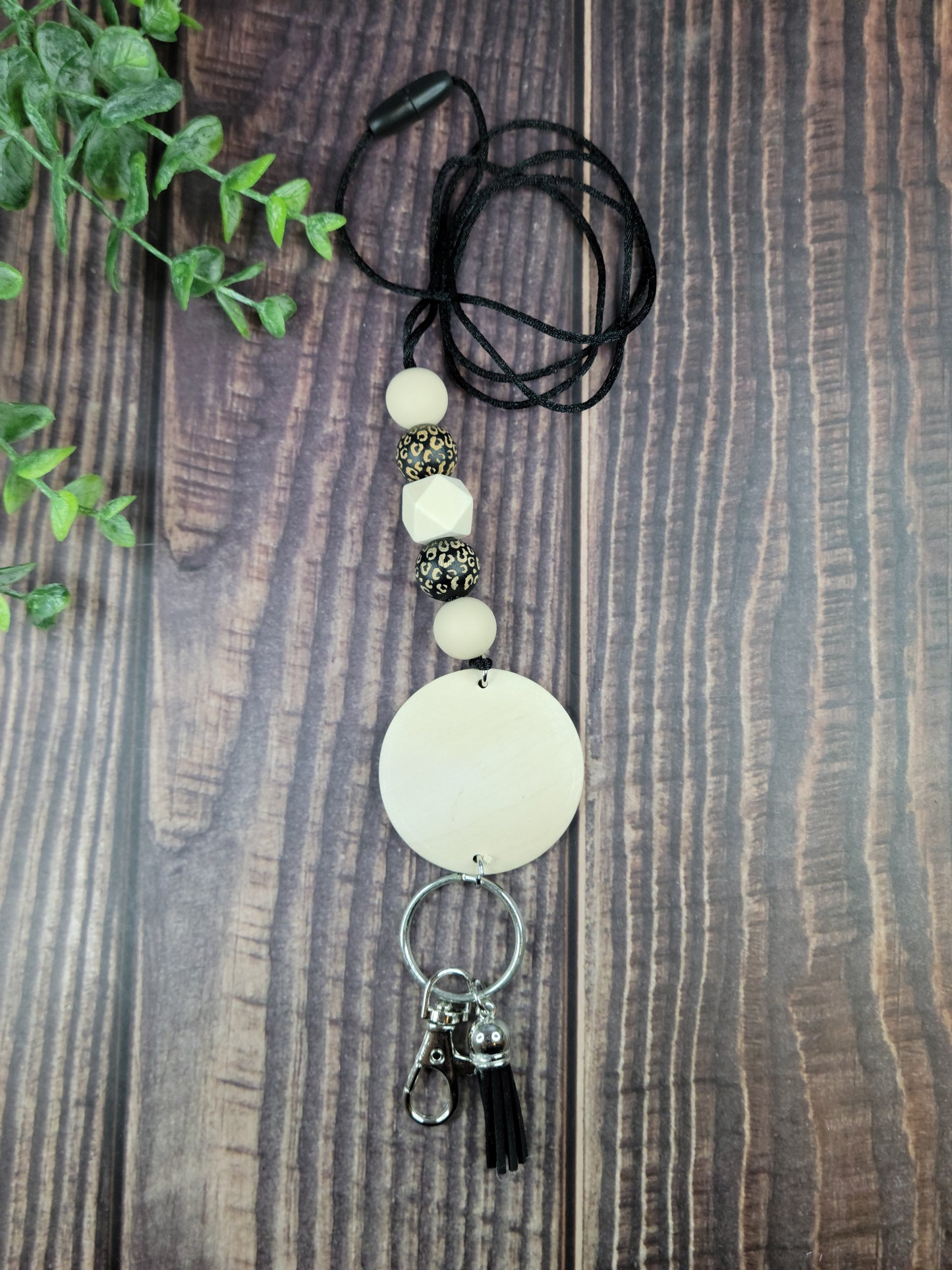 Silicone bead lanyard, lanyard, laser engraving blank, silicone bead lanyard, wood disc for engraving