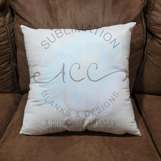 Sublimation short plush 18"x18" pillow COVER RTS