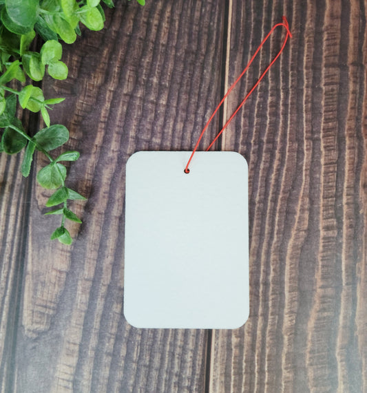 Sublimation Air Freshener blanks, scent, air freshener, RTS