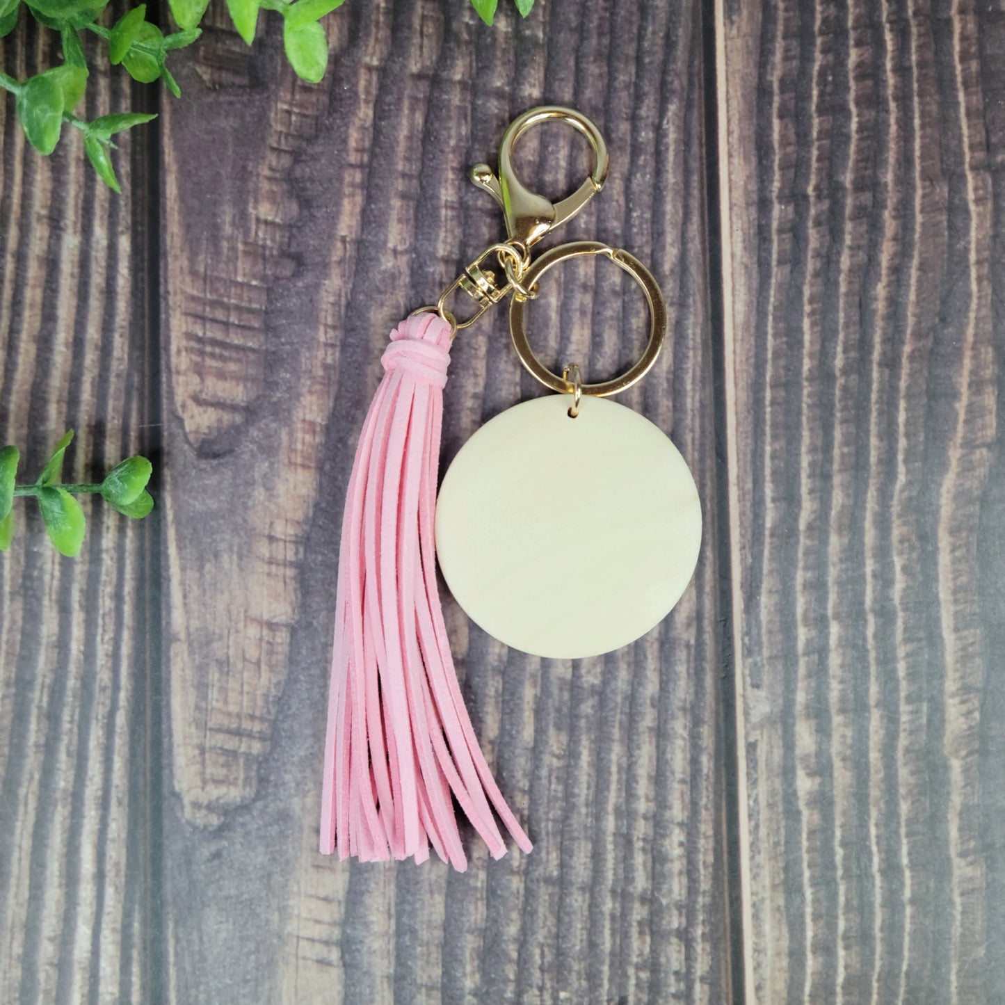 Wood Bead Keychain Bracelets - Valentine's Day Collection