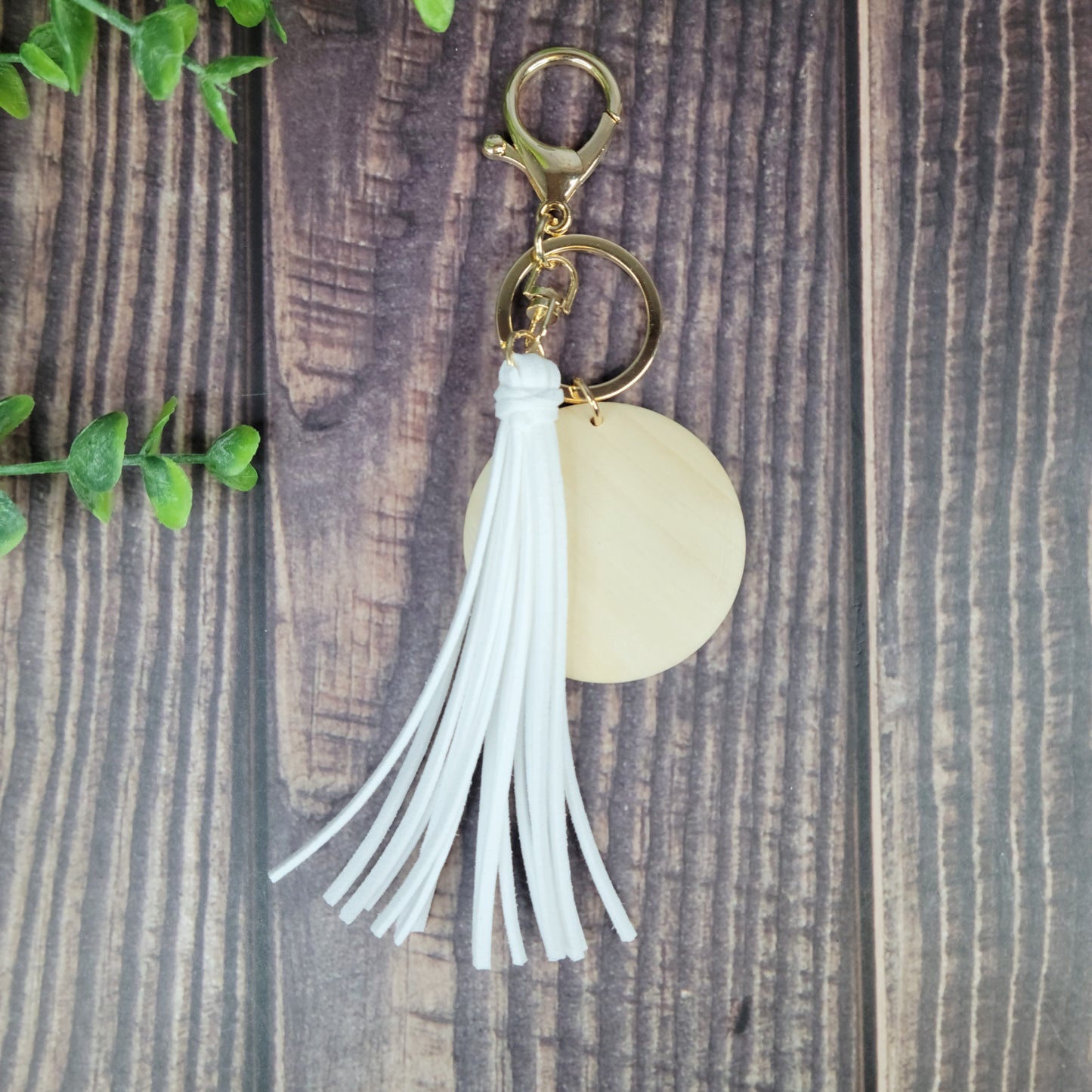 Wood Bead Keychain Bracelets - Valentine's Day Collection