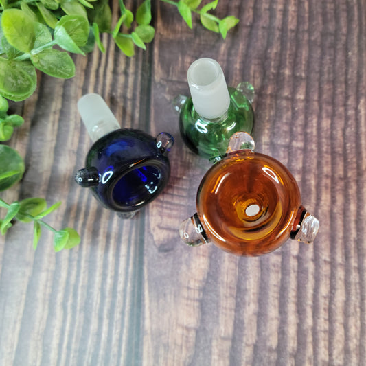 RTS RANDOM COLOR glass bowls for the 22 oz Sublimation ready cold smoke smoking metal tumbler, glass bowls for hookah metal tumbler