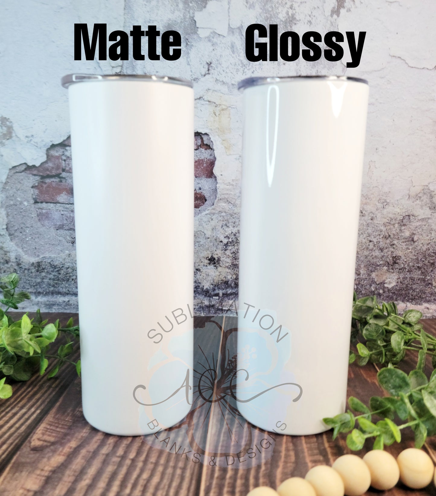 20 oz Matte Sublimation-Ready Skinny Tumbler - Ready to Ship (RTS)