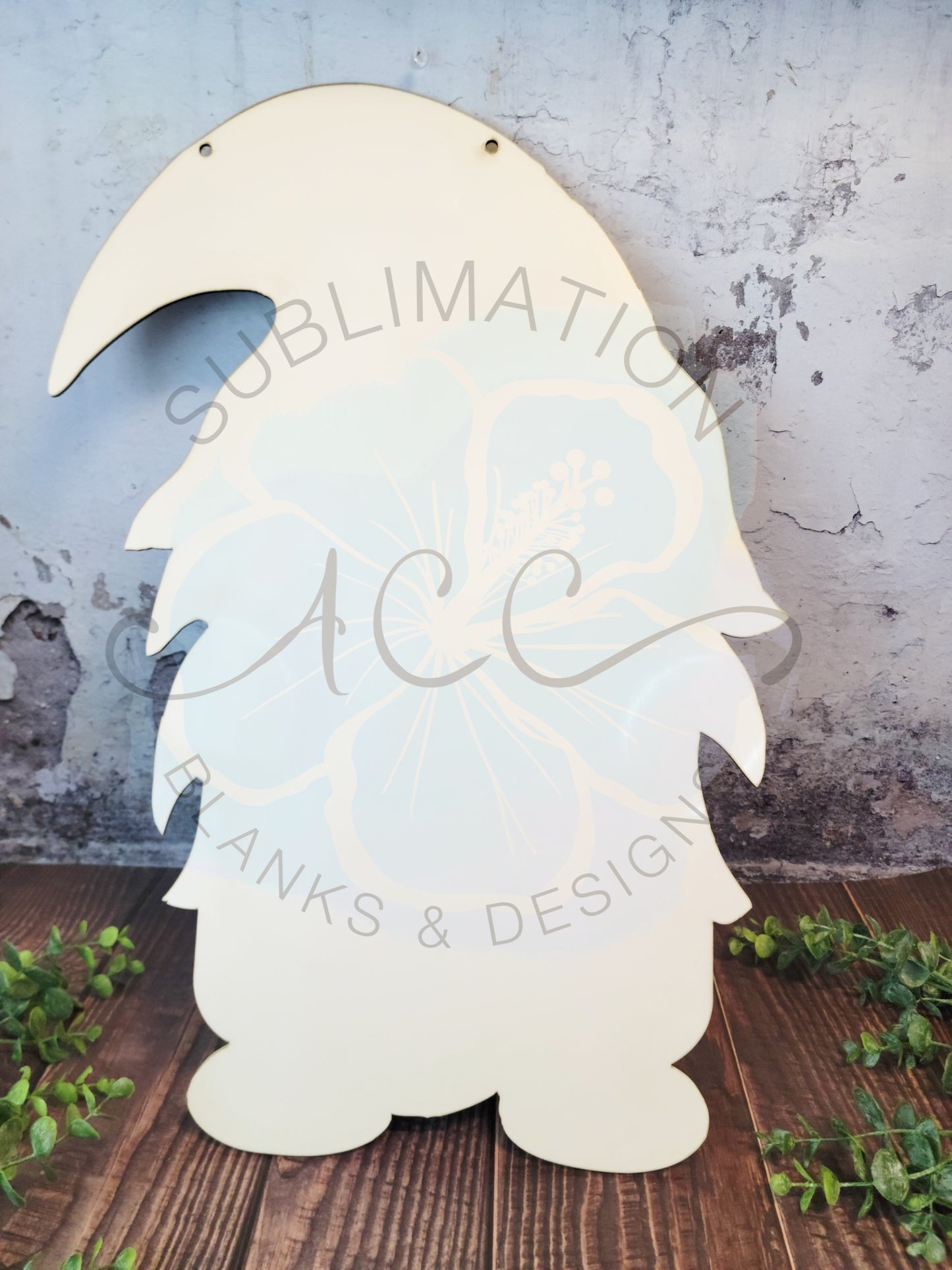 Door Hanger Sublimation hardboard blanks, Large Gnome door hanger sublimation hardboard blank, Interchangeable Door hanger sublimation blank