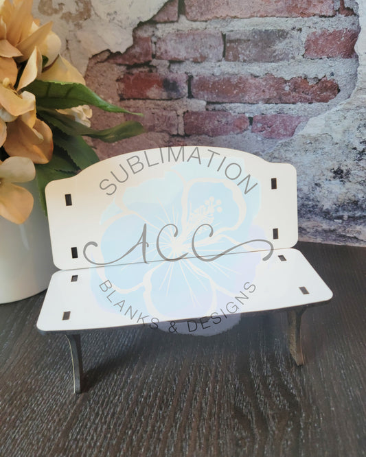 4 piece BENCH sublimation mdf, Memorial bench, sublimation laser cut mdf, cutout, sublimation blank bench, sublimation mdf blank bench