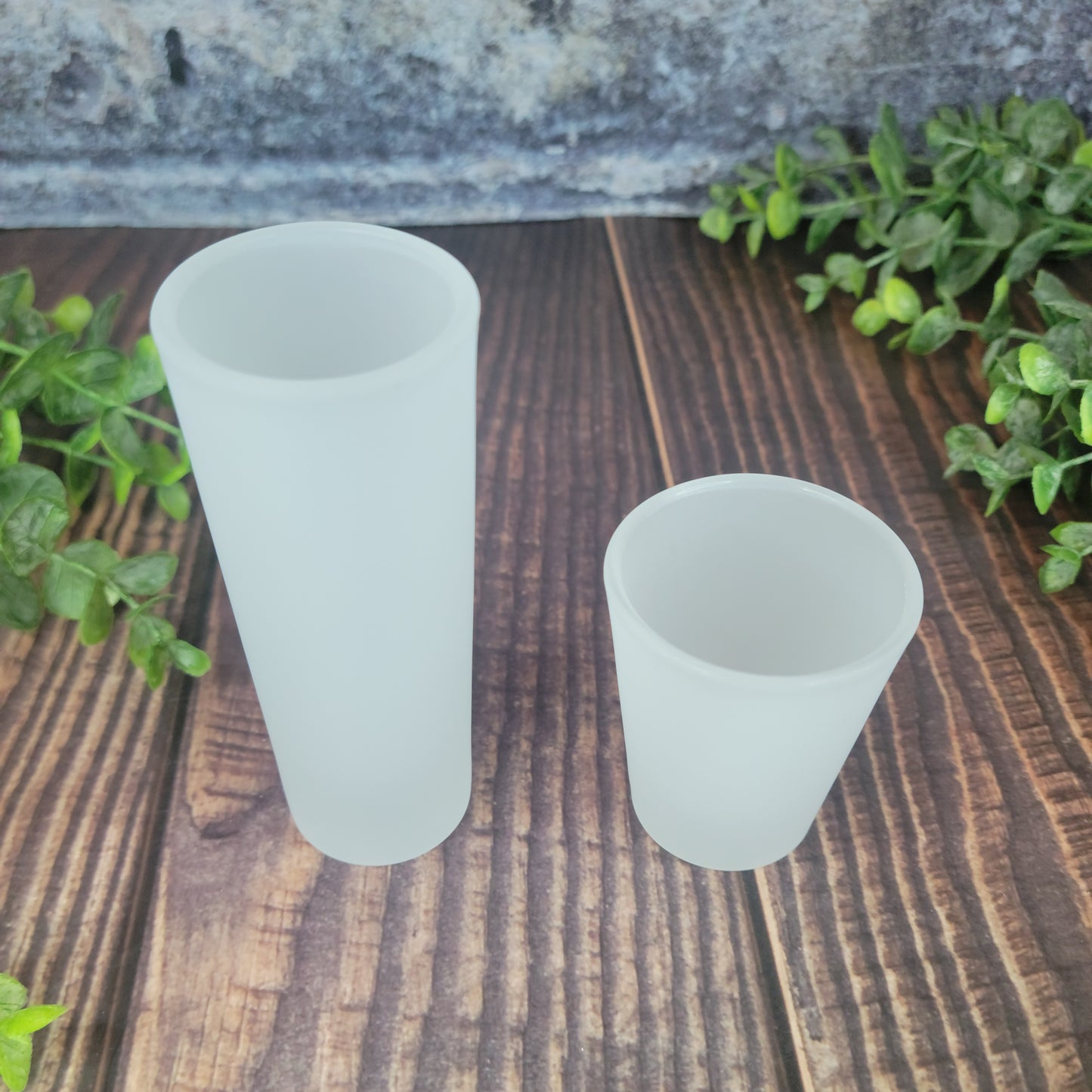 Sublimation Ready Frosted Shot Glasses, 1.5oz or 3oz Frosted, sublimation blank shot glasses RTS