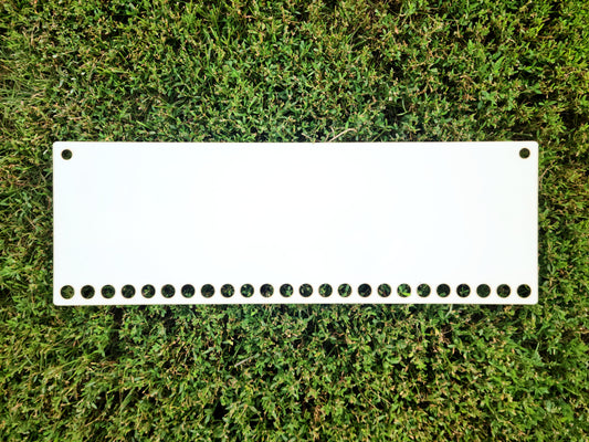 Candy Cane Countdown Rectangle board blanks, Rectangle countdown sublimation hardboard blank, Rectangle sublimation blank