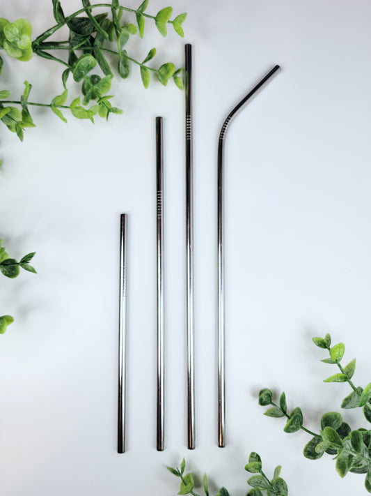 Sublimation Tumbler Accessories - Rubber Bottom Disc Stickers, Straw Cleaning Brushes, Metal Straws, Replacement Lids - Ready-to-Ship (RTS)