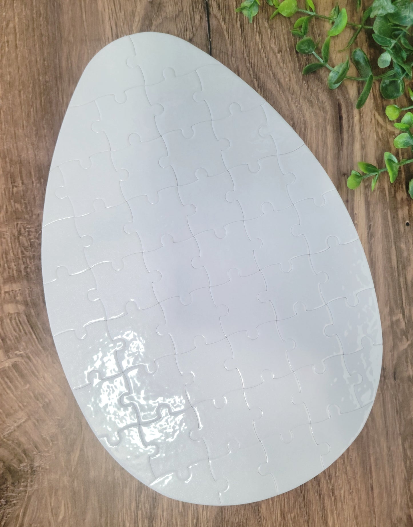 Sublimation ready EGG shaped puzzle blanks RTS